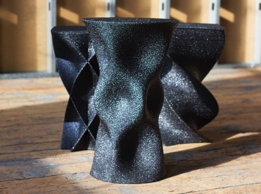 One-off 3D-Printed Stools from Budmen Industries