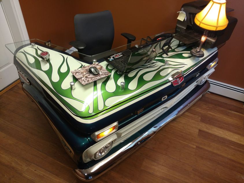 Pickup Truck Desk by Blue Sky Performance and Restoration