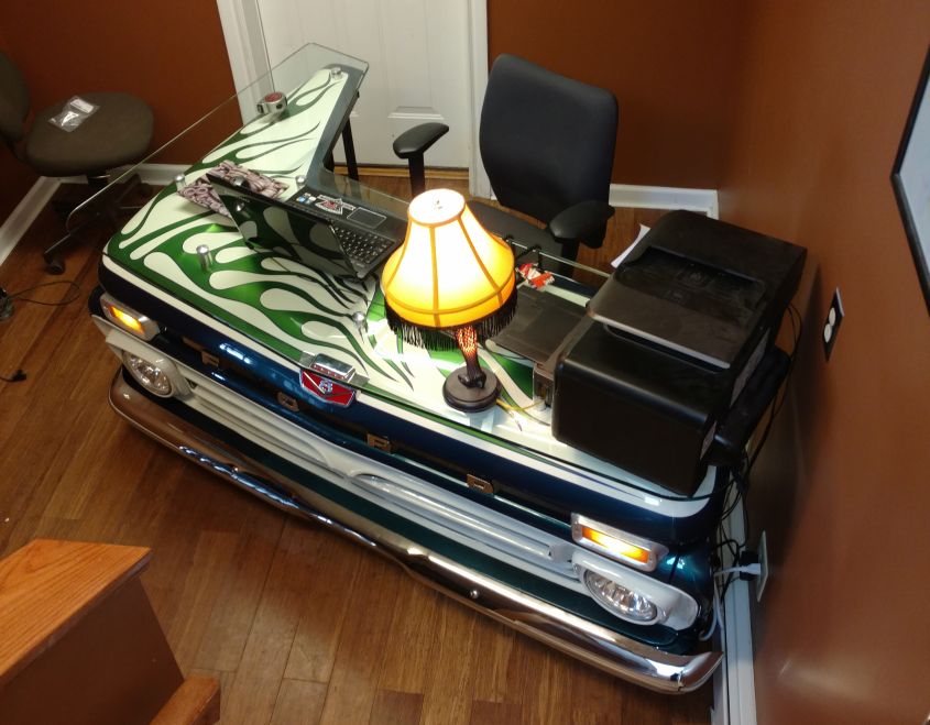 Pickup Truck Desk by Blue Sky Performance and Restoration