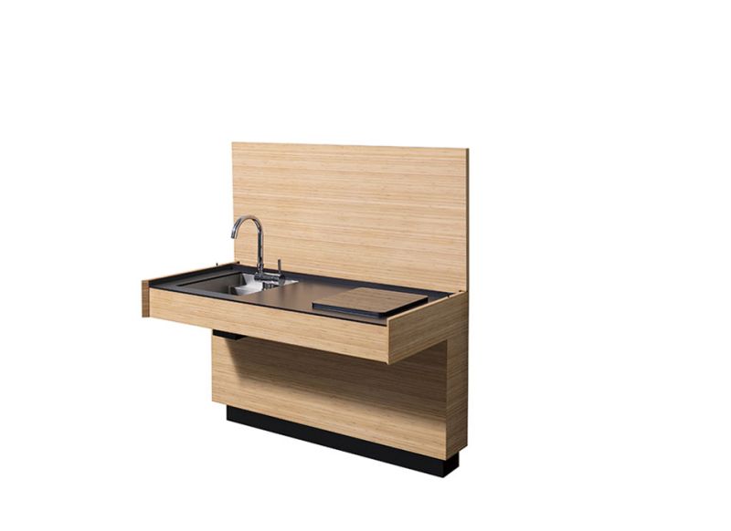 AC 01 designer compact kitchen by Atelier Mendini