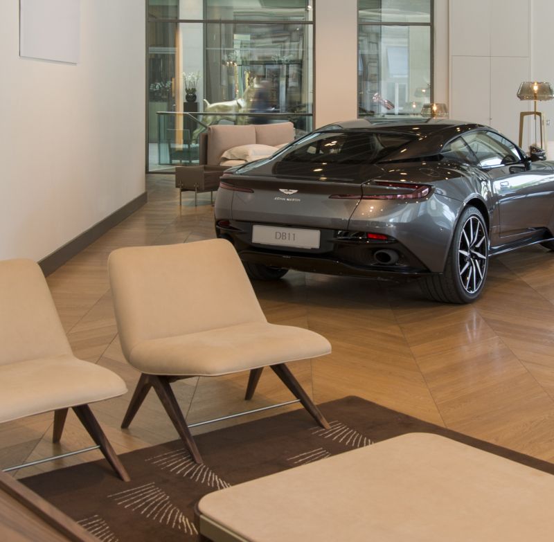 Armchair V219 by Aston Martin and Formitalia