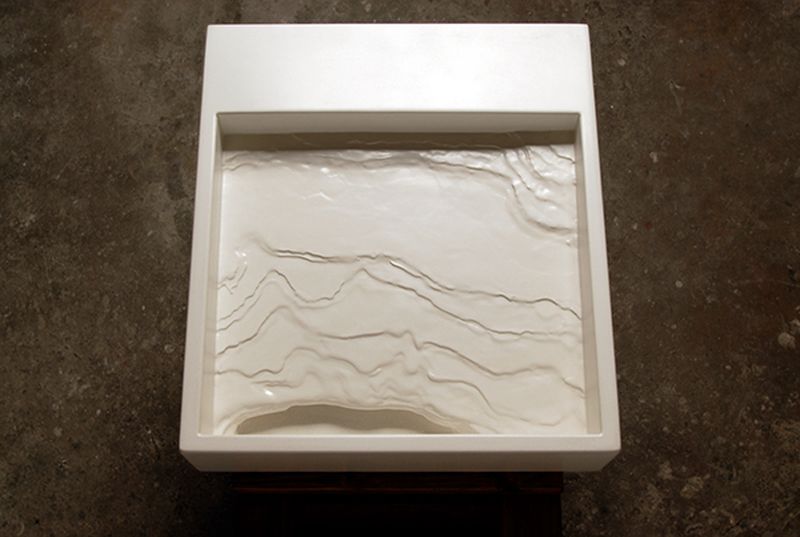 Erosion Washbasin by Brandon Gore for Concrete Home Décor Lovers