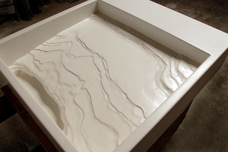 Erosion Washbasin by Brandon Gore for Concrete Home Décor Lovers