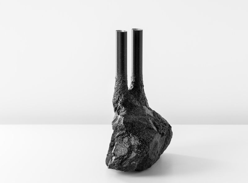 Fusion Vase by Ferreol Babin Depicts Nature Spreading Over Man-Made World 