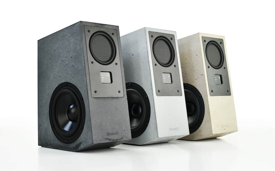 Gravelli Virtuoso Concrete Speakers