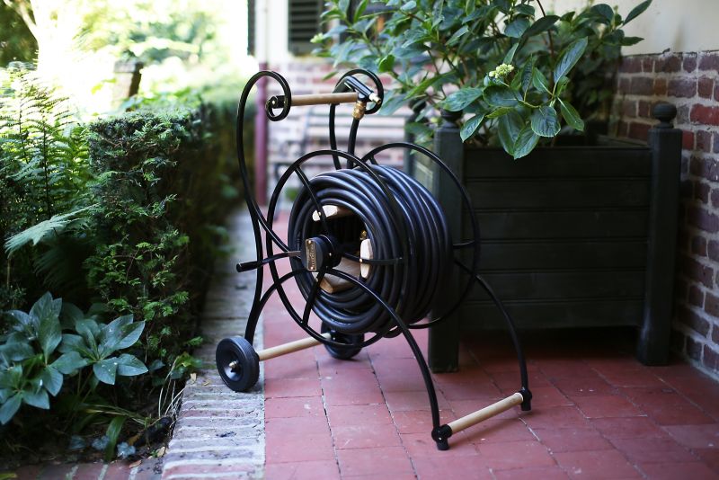 Waterette Garden Hose Cart is a Nostalgic Piece of Art for Your Garden 