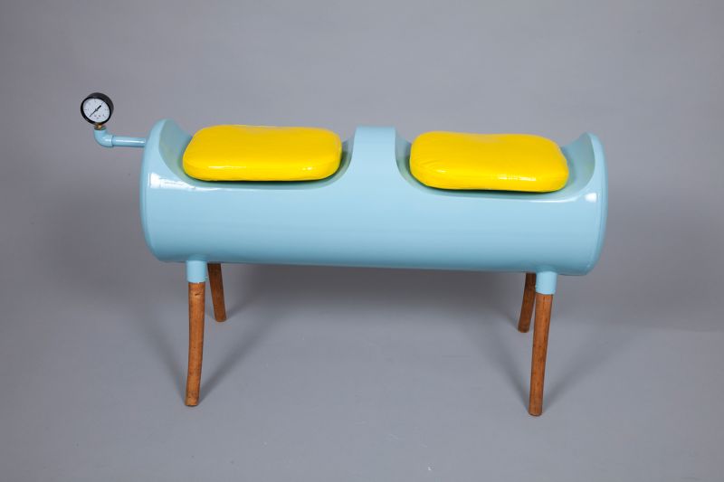 79°C Upcycled Bench by Nelly Trakidou