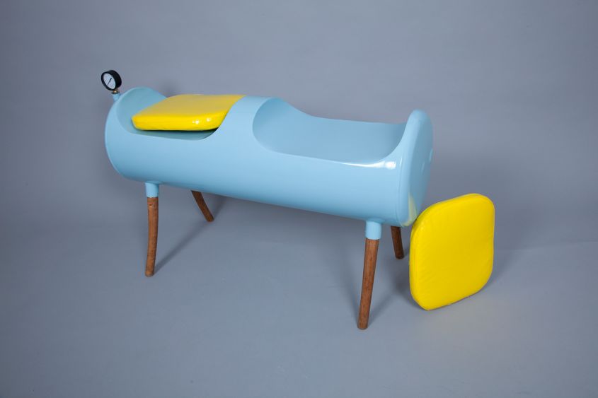 79°C Upcycled Bench by Nelly Trakidou