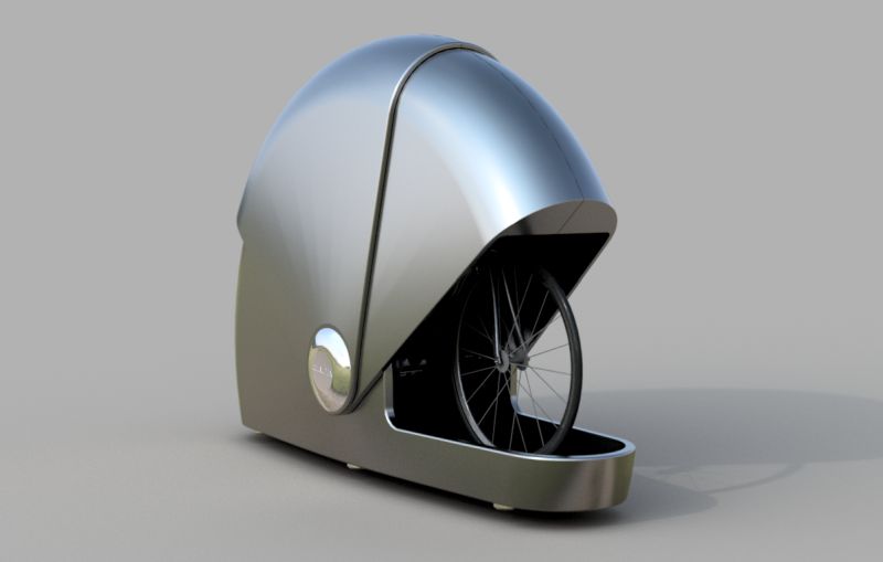 Alpen Bike Capsule: A Traveler-Friendly, Lockable Bike Storage Solution