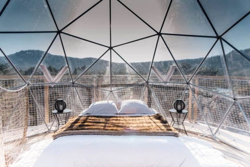 Atru Celu Rental Geodesic Dome in France for Glamping Lovers