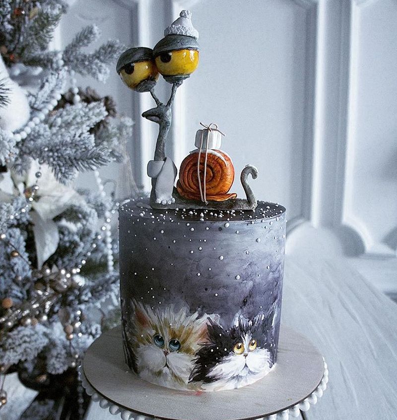 Beautifully-designed Cakes by Elena Gnut That’ll Give You Goosebumps