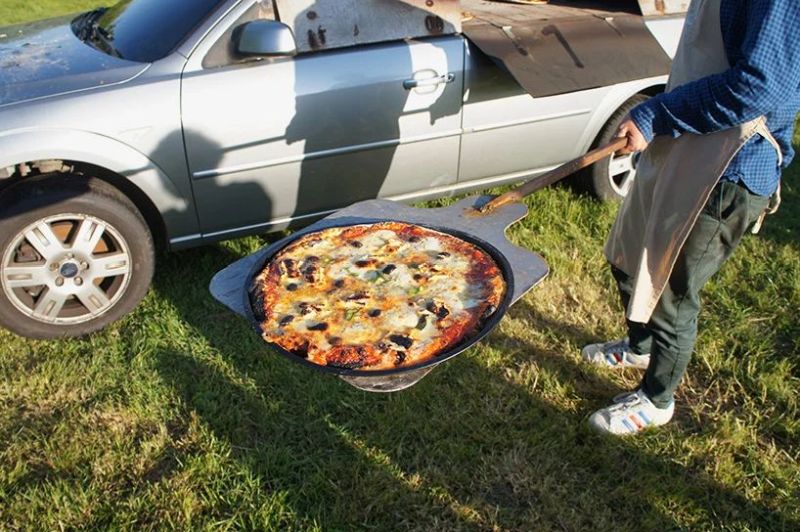 Benedetto Bufalino Turns Old Car into Wood-Fired Pizza Oven