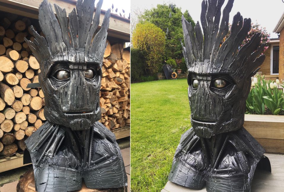 Groot Wood Burner and BBQ by Burned by Design