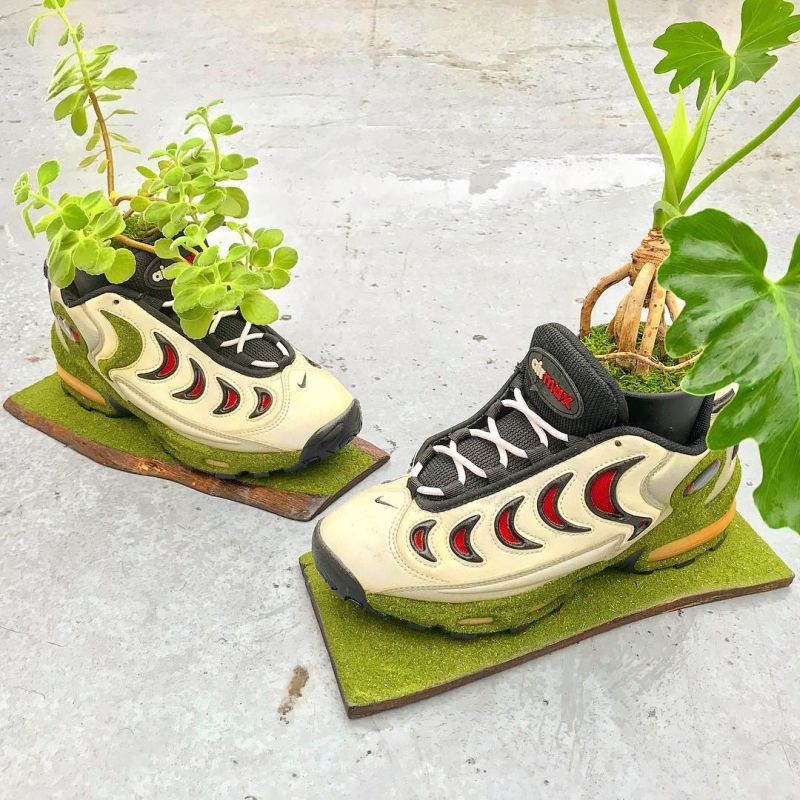Kosuke Sugimoto Turns Old Sneakers into Mind-Blowing Moss Planters