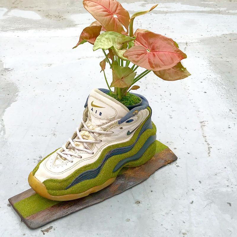 Kosuke Sugimoto Turns Old Sneakers into Mind-Blowing Moss Planters