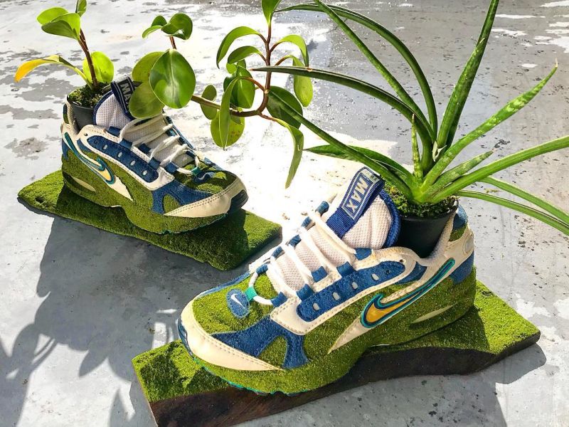 Kosuke Sugimoto Turns Old Sneakers into Mind-Blowing Moss Planters