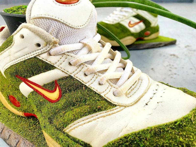 Kosuke Sugimoto Turns Old Sneakers into Mind-Blowing Moss Planters