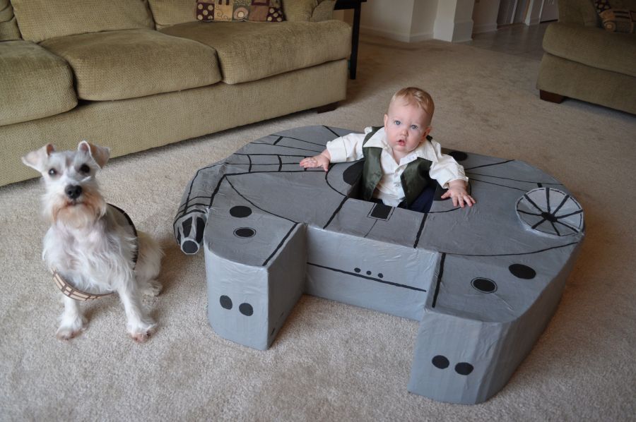 Millennium Falcon ExerSaucer - DIY