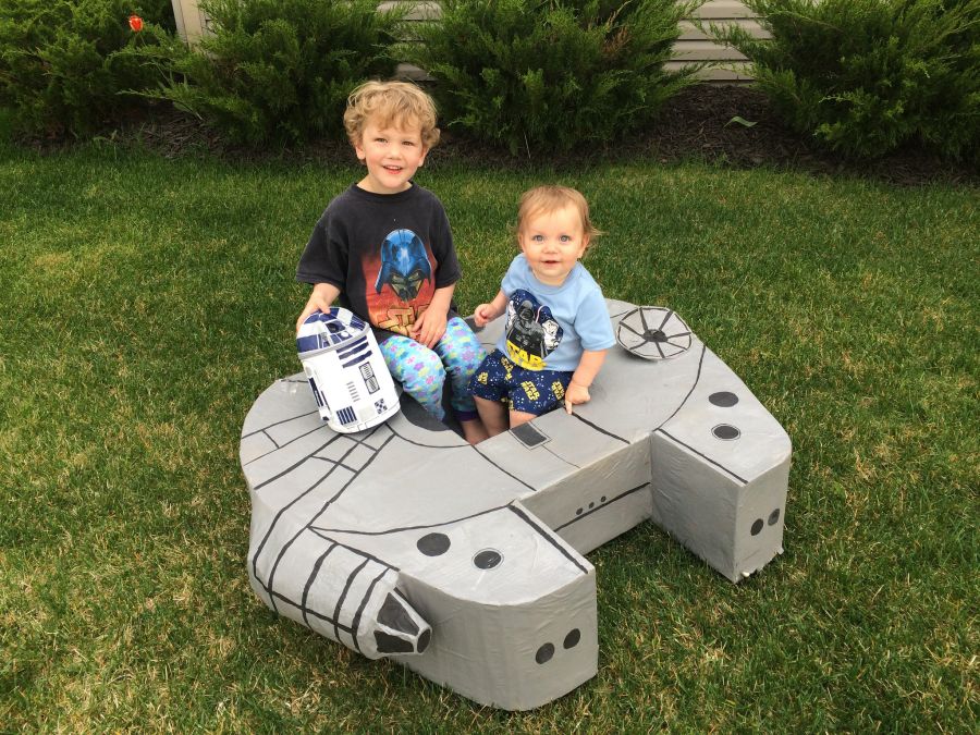 Millennium Falcon ExerSaucer - DIY