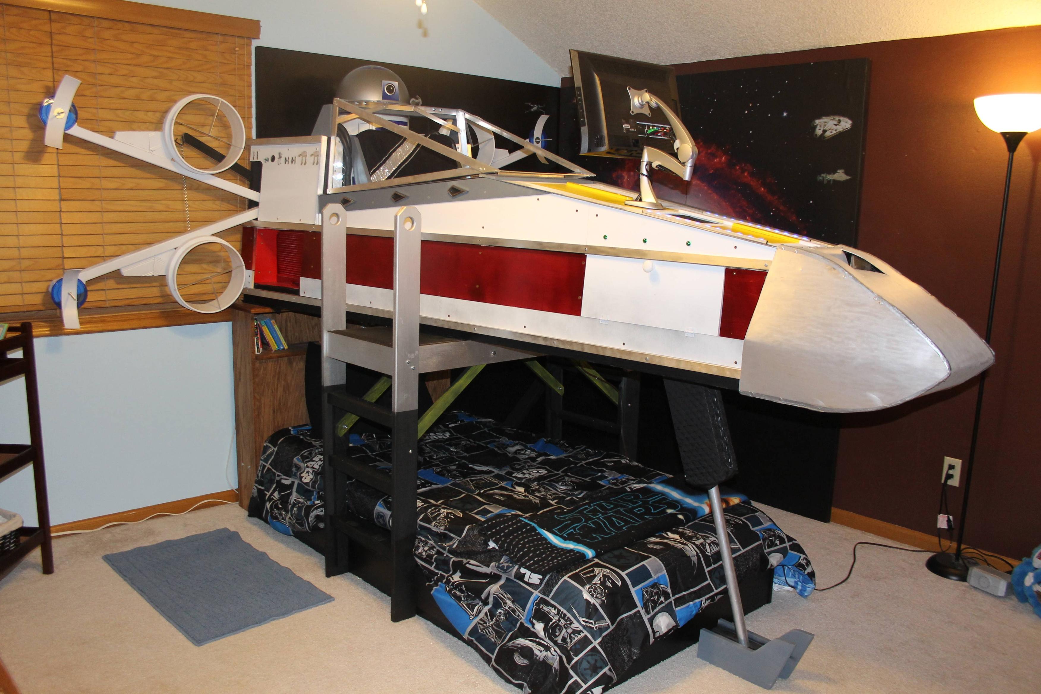 Star Wars X-Wing Bunk Bed - DIY