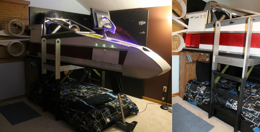Star Wars X-Wing Bunk Bed - DIY