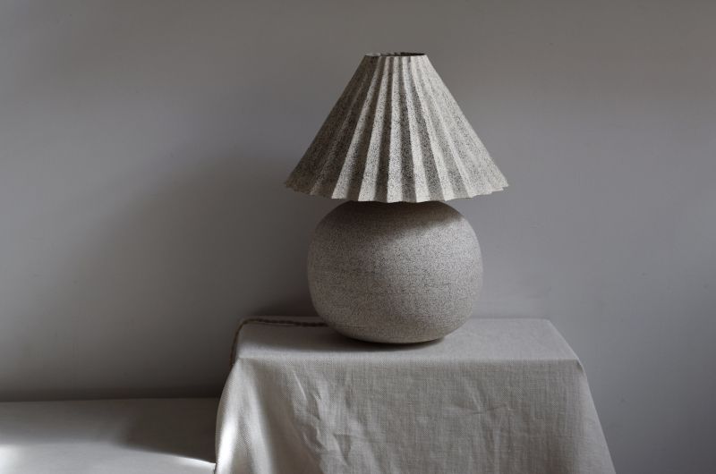 Stoneware Table Lamps by Natalie Weinberger