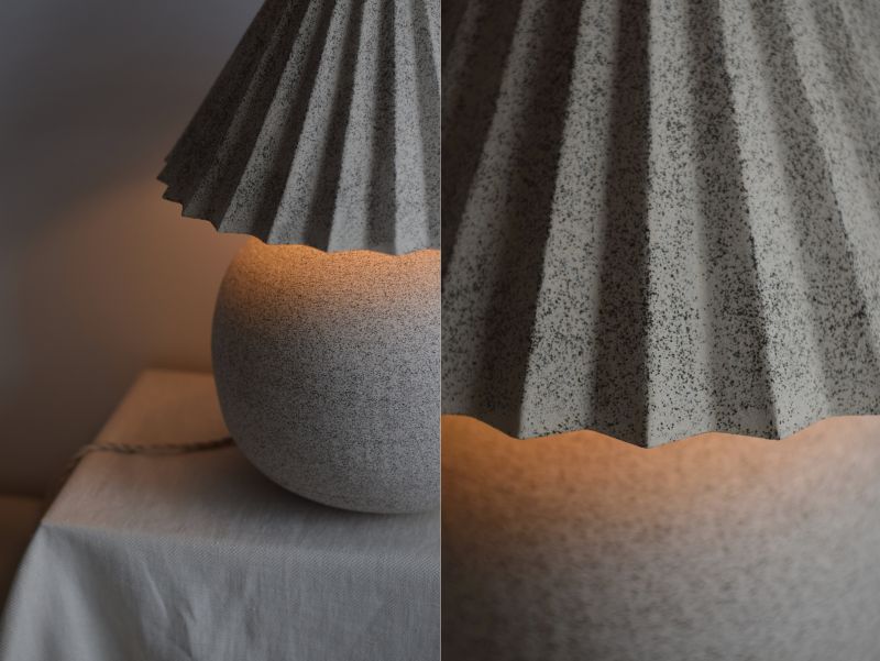 Stoneware Table Lamps by Natalie Weinberger