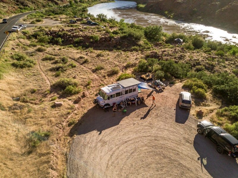 Converted Bus Home by Nicholas and Heather