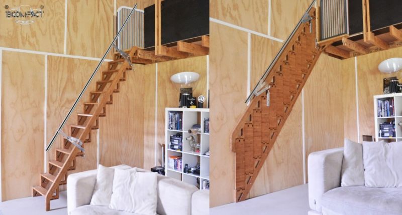 Bcompact Folding Stairs and Ladders are Just Perfect for Tiny Homes 