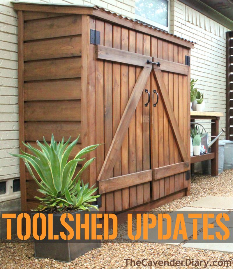 DIY Garden Tool Shed 