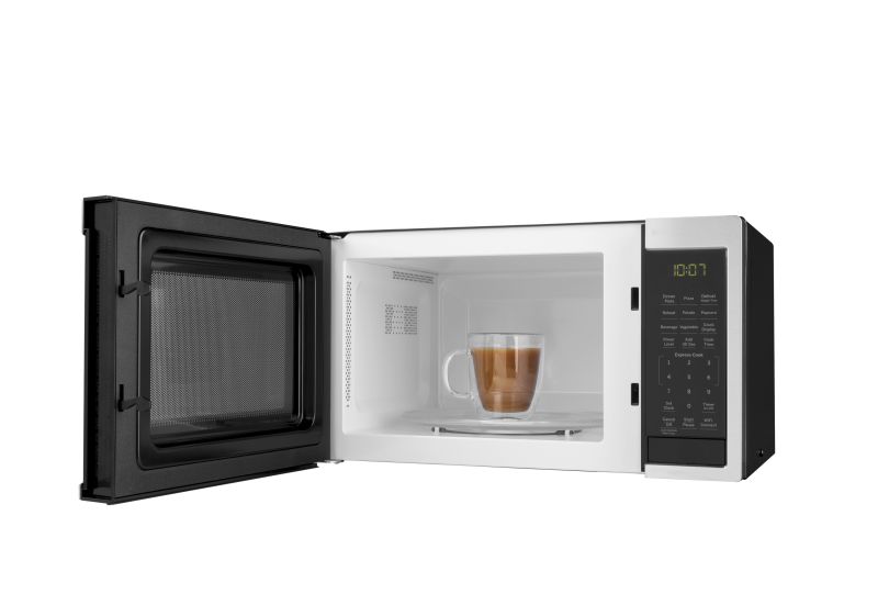 GE Smart Countertop Microwave Oven with Scan-to-Cook Technology