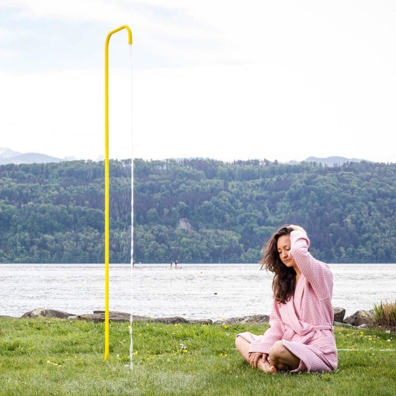 Garden Shower by Tarantik & Egger is a Simple Solution to Outdoor Showers 