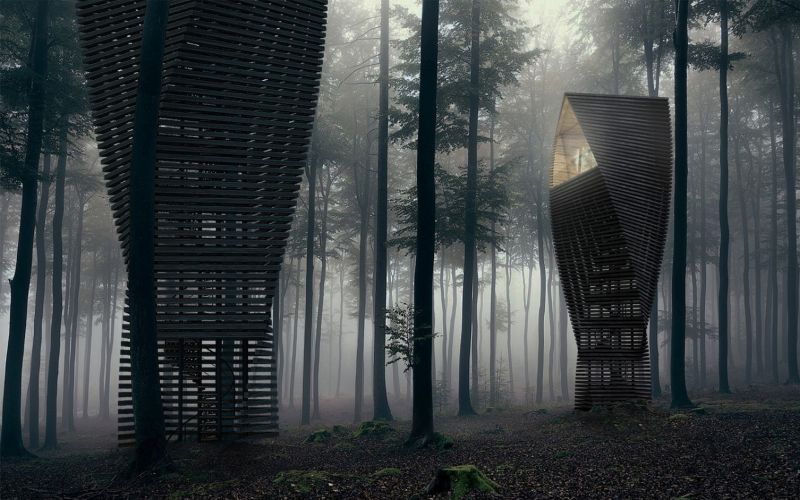 Helix Treehouse by Antony Gibbon