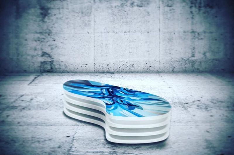 Level Waves Coffee Table by Nad Studio