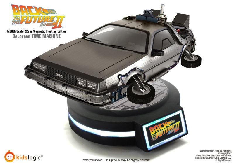 Levitating DeLorean Time Machine by Kids Logic