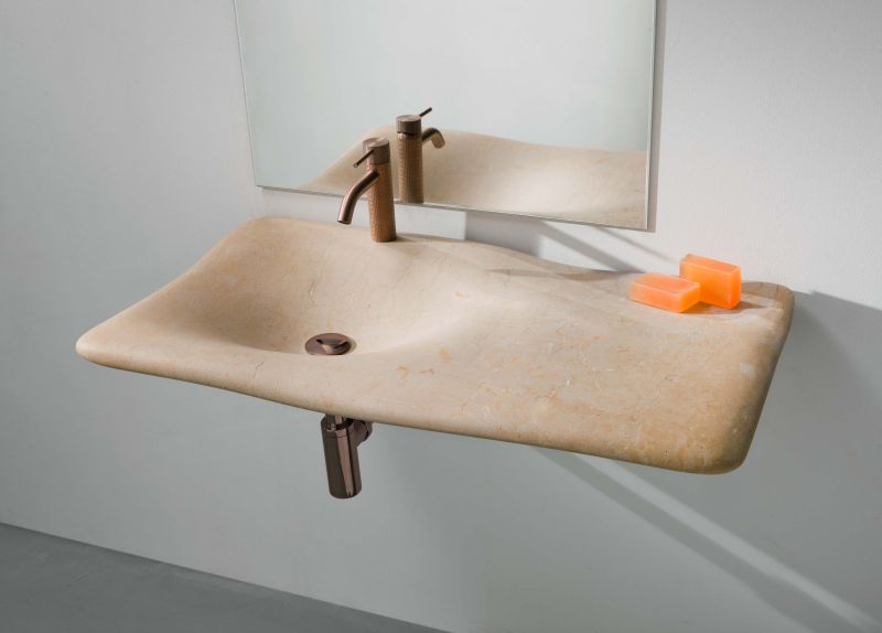 Miguel Herranz Designs Flow Stone Washbasin for Nerinea