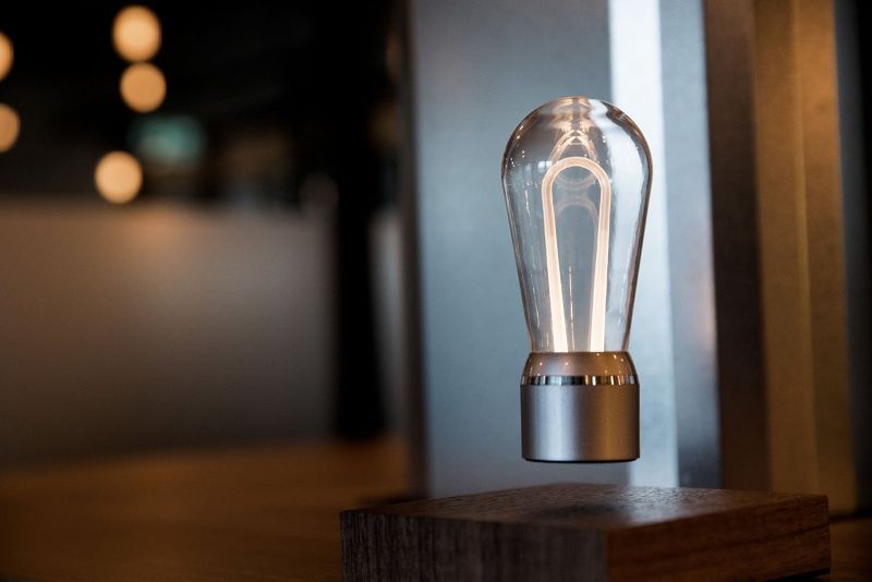 Nicola Levitating Light bulb by Flyte