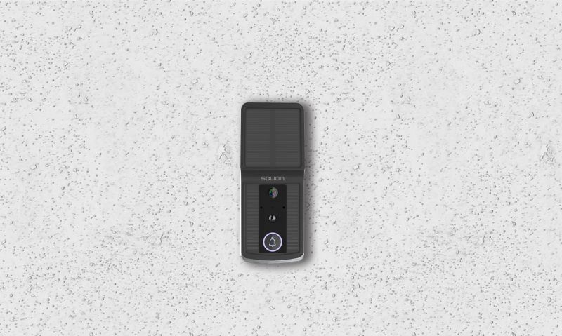 Soliom Solar-Powered Smart Video Doorbell Promises Easy Installation - Home security