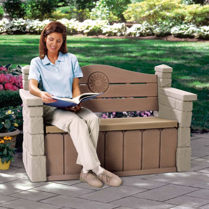 Step 2 outdoor storage bench