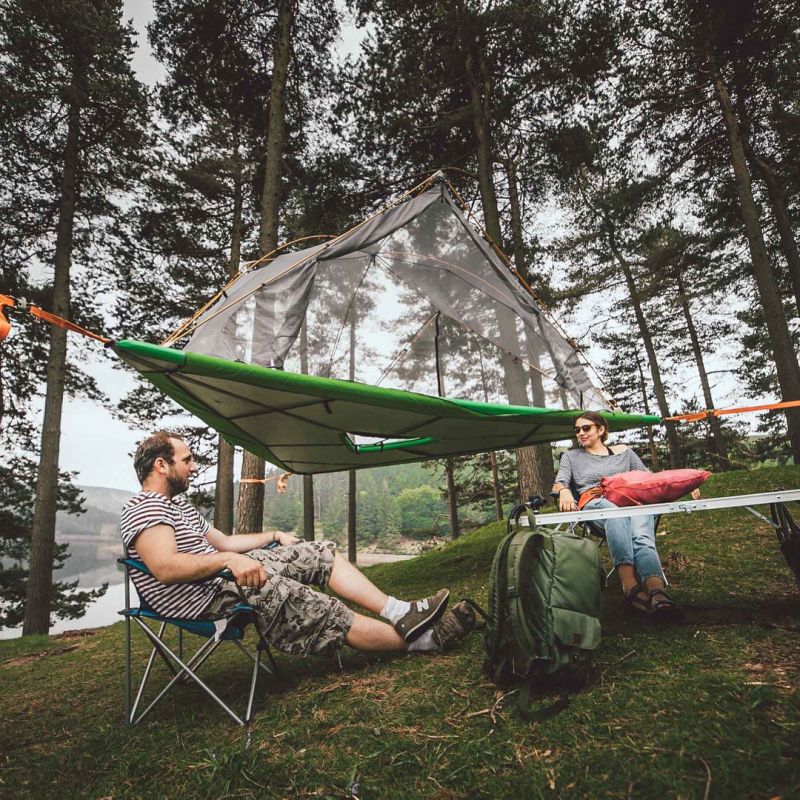 Tentsile Universe Camping Tent Pops on Land, Trees, and Water 