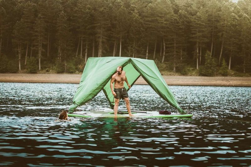 Tentsile Universe Camping Tent Pops on Land, Trees, and Water 