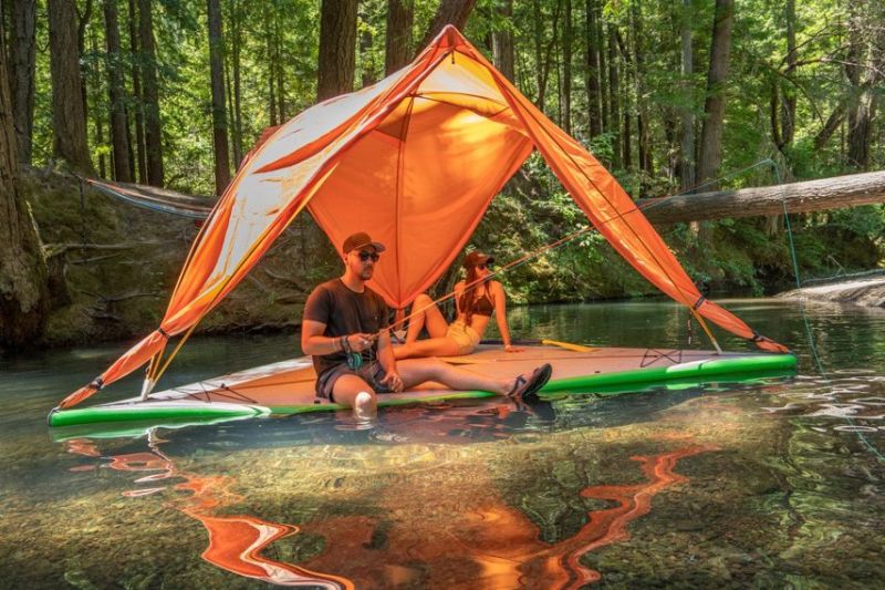 Tentsile Universe Camping Tent Pops on Land, Trees, and Water 