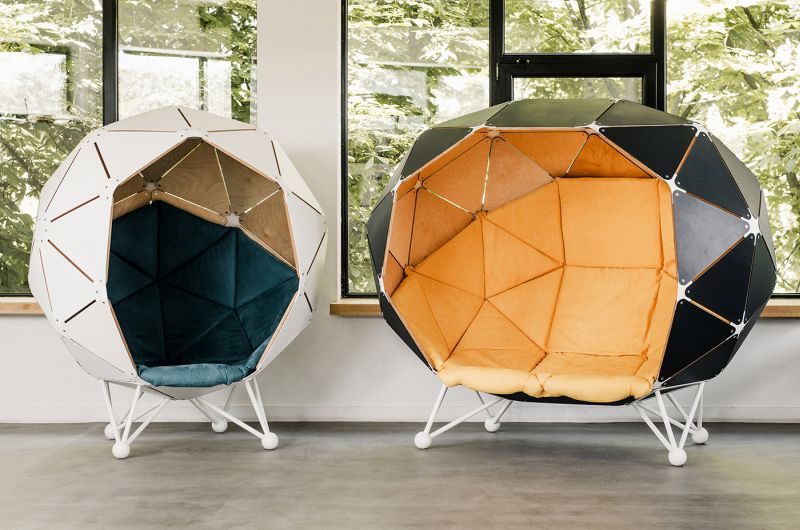 The Planet for Two by MZPA Offers Privacy and Comfort in Offices 