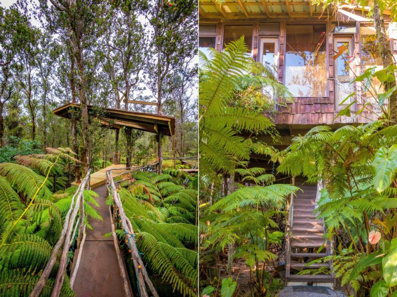 Volcano Treehouse by Skye in Hawaii can be Rented for $351 