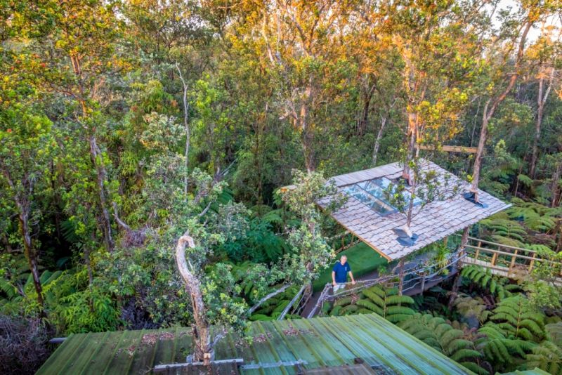 Volcano Treehouse by Skye in Hawaii can be Rented for $351 