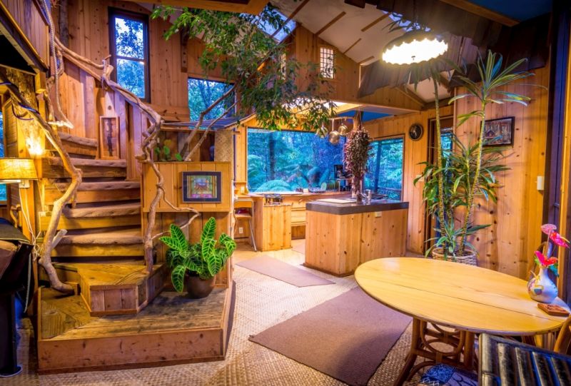 Volcano Treehouse by Skye in Hawaii can be Rented for $351 