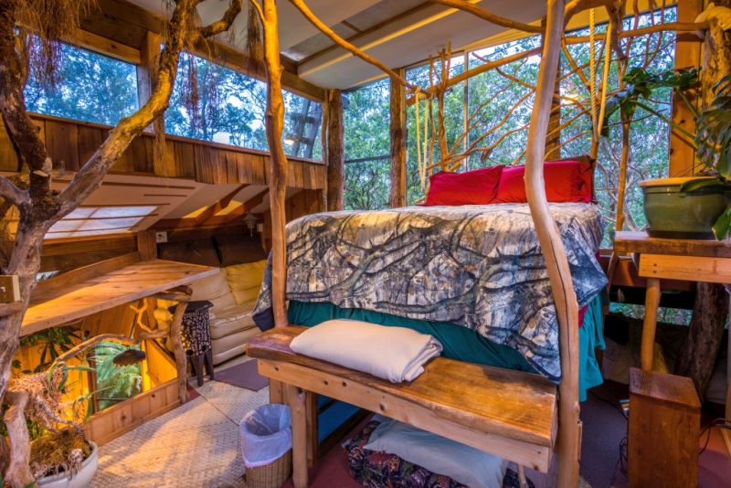 Volcano Treehouse by Skye in Hawaii can be Rented for $351 