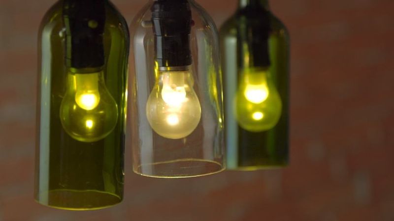 Wine bottle light