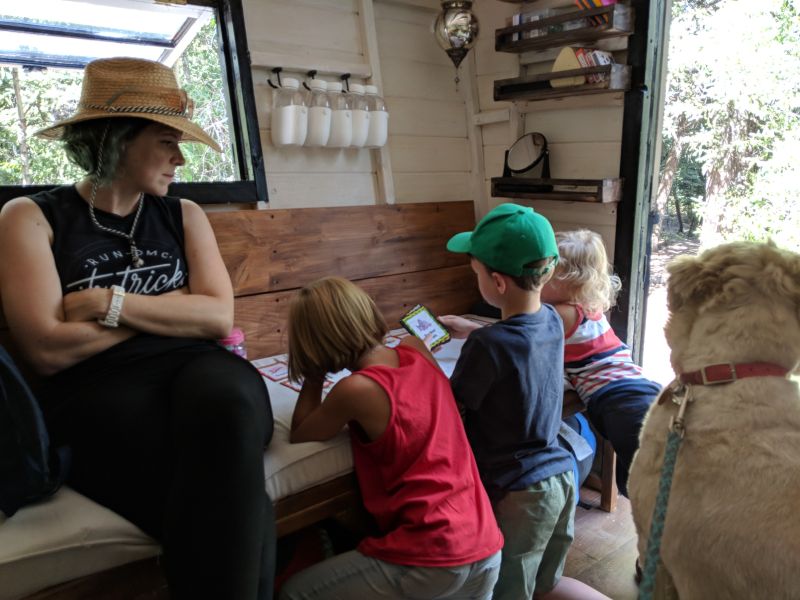 Woman Builds Gypsy Wagon on Her Own