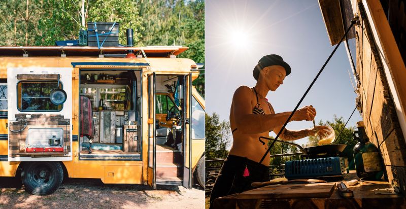 Couple Converts 1993 GMC School Bus into Tiny House